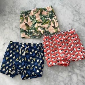 Janie and Jack 3 boy bathing suits